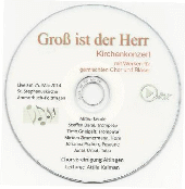 CD-Oberfl�che Kirchenkonzert 2014