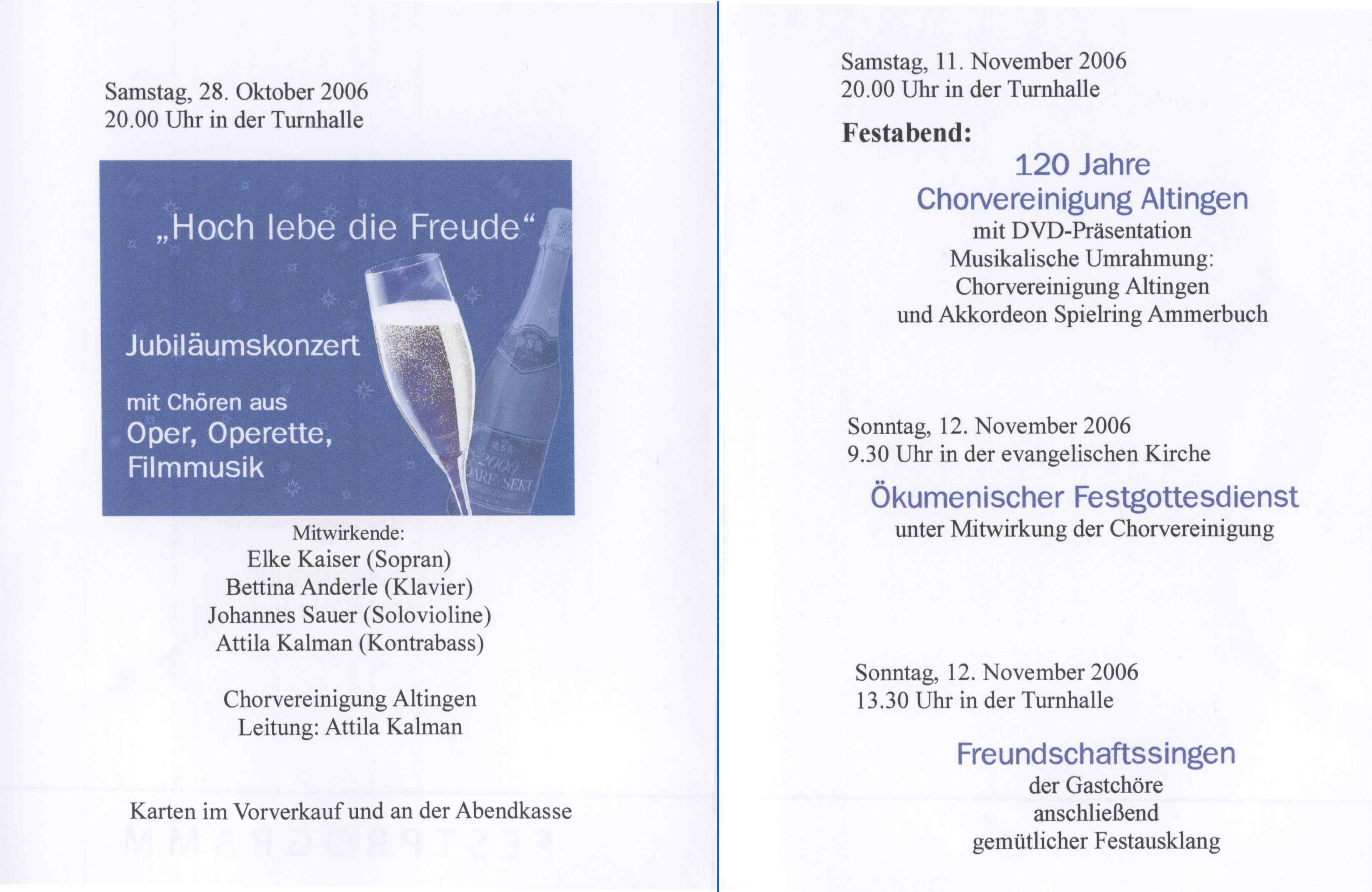 Festprogramm